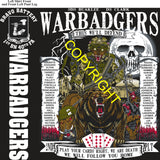 Platoon Items (direct-to-garment print) BRAVO 1st 40th WARBADGERS 2nd PLATOON SEPT 2025 GRADUATED 9-12-2025