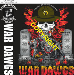 Platoon Items (direct-to-garment print) BRAVO 1st 40th WAR DAWGS 4th PLATOON DEC 2025 PRE-ORDER GRADUATING 12-5-2025