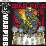 Platoon Items (direct-to-garment print) BRAVO 1st 40th WARPIGS 1st PLATOON SEPT 2025 GRADUATED 9-12-2025