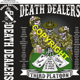 Platoon Items (direct-to-garment print) BRAVO 1st 79th DEATH DEALERS 3rd PLATOON FEB 2026 PRE-ORDER GRADUATING 2-20-2026