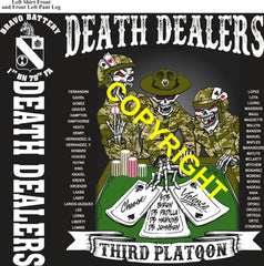 Platoon Items (direct-to-garment print) BRAVO 1st 79th DEATH DEALERS 3rd PLATOON FEB 2026 GRADUATED 2-20-2026