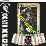 Platoon Items (direct-to-garment print) BRAVO 1st 79th DEATH DEALERS 3rd PLATOON NOV 2025 PRE-ORDER GRADUATING 11-7-2025
