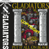 Platoon Items (direct-to-garment print) BRAVO 1st 79th GLADIATORS 4th PLATOON AUG 2026 PRE-SALE GRADUATING 8-28-2026