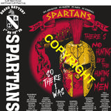 Platoon Items (direct-to-garment print) BRAVO 1st 79th SPARTANS 2nd PLATOON FEB 2026 PRE-ORDER GRADUATING 2-20-2026