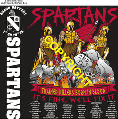 Platoon Items (direct-to-garment print) BRAVO 1st 79th SPARTANS 2nd PLATOON NOV 2025 GRADUATED 11-7-2025
