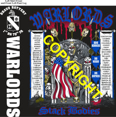 Platoon Items (direct-to-garment print) BRAVO 1st 79th WARLORDS 1st PLATOON NOV 2025 PRE-ORDER GRADUATING 11-7-2025