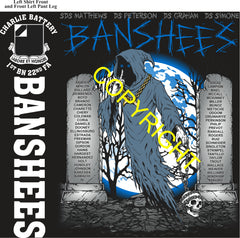 Platoon Items (direct-to-garment print) CHARLIE 1st 22nd BANSHEES 2nd PLATOON APR 2026 PRE-SALE GRADUATING 4-3-2026