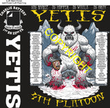 Platoon Items (direct-to-garment print) CHARLIE 1st 22nd YETIS 4th PLATOON APR 2026 PRE-SALE GRADUATING 4-3-2026