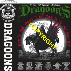 Platoon Items (direct-to-garment print) CHARLIE 1st 31st DRAGOONS 4th PLATOON DEC 2025 PRE-ORDER GRADUATING 12-18-2025