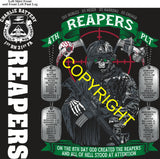 Platoon Items (direct-to-garment print) CHARLIE 1st 31st REAPERS 4th PLATOON APR 2026 GRADUATED 4-17-2026