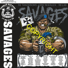 Platoon Items (direct-to-garment print) CHARLIE 1st 31st SAVAGES 3rd PLATOON APR 2026 GRADUATED 4-17-2026