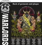 Platoon Items (direct-to-garment print) CHARLIE 1st 31st WARLORDS 4th PLATOON JUN 2025 GRADUATED 6-27-25