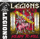 Platoon Items (direct-to-garment print) CHARLIE 1st 40th LEGIONS 2nd PLATOON AUG 2026 PRE-SALE GRADUATING 8-28-2026