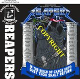 Platoon Items (direct-to-garment print) CHARLIE 1st 40th REAPERS 3rd PLATOON APR 2025