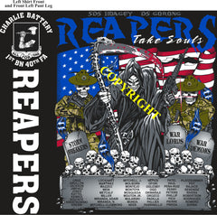 Platoon Items (direct-to-garment print) CHARLIE 1st 40th REAPERS 3rd PLATOON JULY 2025 GRADUATED 7-25-25