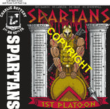 Platoon Items (direct-to-garment print) CHARLIE 1st 40th SPARTANS 1st PLATOON FEB 2026 GRADUATED 2-13-2026