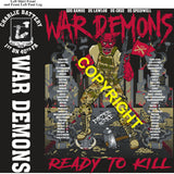 Platoon Items (direct-to-garment print) CHARLIE 1st 40th WAR DEMONS 1st PLATOON OCT 2025 PRE-ORDER GRADUATING 10-24-2025