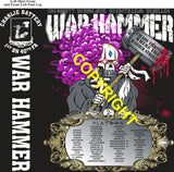 Platoon Items (direct-to-garment print) CHARLIE 1st 40th WAR HAMMER 2nd PLATOON OCT 2025 PRE-ORDER GRADUATING 10-24-2025