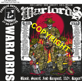 Platoon Items (direct-to-garment print) CHARLIE 1st 40th WARLORDS 4th PLATOON AUG 2026 PRE-SALE GRADUATING 8-28-2026