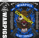 Platoon Items (direct-to-garment print) CHARLIE 1st 40th WARPIGS 3rd PLATOON AUG 2026 PRE-SALE GRADUATING 8-28-2026