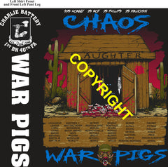 Platoon Items (direct-to-garment print) CHARLIE 1st 40th WAR PIGS 3rd PLATOON JUN 2026 GRADUATED 6-5-2026