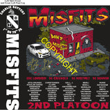 Platoon Items (direct-to-garment print) CHARLIE 1st 79th MISFITS 2nd PLATOON MAY 2026 GRADUATED 5-1-2026