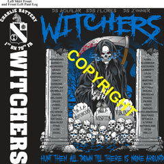 Platoon Items (direct-to-garment print) CHARLIE 1st 79th WITCHERS 3rd PLATOON DEC 2025 PRE-ORDER GRADUATING 12-18-2025