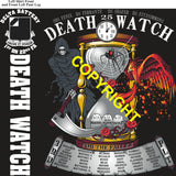 Platoon Items (direct-to-garment print) DELTA 1st 22nd DEATH WATCH 3rd PLATOON DEC 2025 GRADUATED 12-12-2025