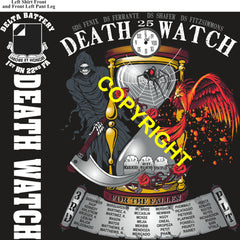 Platoon Items (direct-to-garment print) DELTA 1st 22nd DEATH WATCH 3rd PLATOON DEC 2025 GRADUATED 12-12-2025