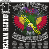Platoon Items (direct-to-garment print) DELTA 1st 22nd DEATH WATCH 3rd PLATOON JUL 2026 PRE-SALE GRADUATING 7-17-2026