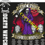 Platoon Items (direct-to-garment print) DELTA 1st 22nd DEATH WATCH 3rd PLATOON OCT 2026 PRE-SALE GRADUATING 10-9-2026