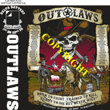 Platoon Items (direct-to-garment print) DELTA 1st 22nd OUTLAWS 1st PLATOON OCT 2026 PRE-SALE GRADUATING 10-9-2026