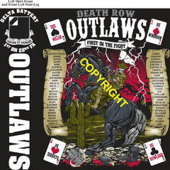 Platoon Items (direct-to-garment print) DELTA 1st 22nd OUTLAWS 1st PLATOON SEPT 2025 GRADUATED 9-19-2025
