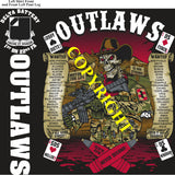 Platoon Items (direct-to-garment print) DELTA 1st 22nd OUTLAWS 1st PLATOON JUN 2025 GRADUATED 6-20-2025