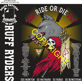 Platoon Items (direct-to-garment print) DELTA 1st 22nd RUFF RYDERS 2nd PLATOON APR 2026 GRADUATED 4-17-2026