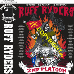 Platoon Items (direct-to-garment print) DELTA 1st 22nd RUFF RYDERS 2nd PLATOON JUL 2026 PRE-SALE GRADUATING 7-17-2026