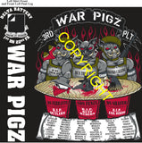 Platoon Items (direct-to-garment print) DELTA 1st 22nd WARPIGZ 3rd PLATOON SEPT 2025 GRADUATED 9-19-2025