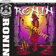 Platoon Items (direct-to-garment print) DELTA 1st 31st RONIN 1st PLATOON MAR 2026 PRE-SALE GRADUATING 3-13-2026