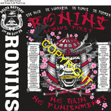 Platoon Items (direct-to-garment print) DELTA 1st 31st RONINS 1st PLATOON NOV 2025 GRADUATED 11-14-2025