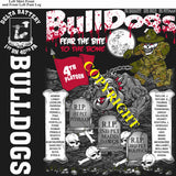 Platoon Items (direct-to-garment print) DELTA 1st 40th BULLDOGS 4th PLATOON APR 2025 GRADUATED 4-11-2025
