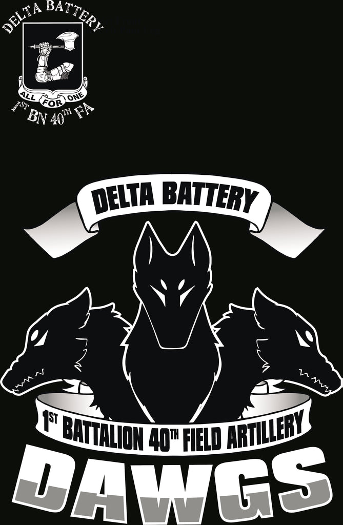DELTA 1st 40th BATTERY SHIRTS OCT 2025