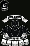 DELTA 1st 40th BATTERY SHIRTS OCT 2025