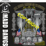 Platoon Items (direct-to-garment print) DELTA 1st 40th MADD DAWGS 2nd PLATOON AUG 2026 PRE-SALE GRADUATING 8-21-2026