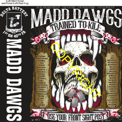 Platoon Items (direct-to-garment print) DELTA 1st 40th MADD DAWGS 2nd PLATOON FEB 2026 GRADUATED 2-6-2026