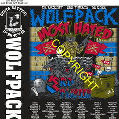 Platoon Items (direct-to-garment print) DELTA 1st 40th WOLFPACK 3rd PLATOON OCT 2025 PRE-ORDER GRADUATING 10-10-2025