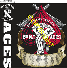 Platoon Items (direct-to-garment print) DELTA 1st 79th ACES 2nd PLATOON OCT 2025 PRE-ORDER GRADUATING 10-17-2025