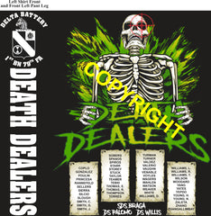 Platoon Items (direct-to-garment print) DELTA 1st 79th DEATH DEALERS 4th PLATOON JAN 2026 PRE-ORDER GRADUATING 1-30-2026