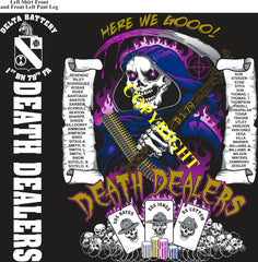 Platoon Items (direct-to-garment print) DELTA 1st 79th DEATH DEALERS 4th PLATOON JULY 2025 GRADUATED 7-18-25