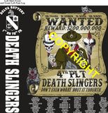 Platoon Items (direct-to-garment print) DELTA 1st 79th DEATH SLINGERS 4th PLATOON MAY 2026 GRADUATED 5-15-2026