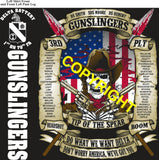 Platoon Items (direct-to-garment print) DELTA 1st 79th GUNSLINGERS 3rd PLATOON JAN 2026 PRE-ORDER GRADUATING 1-30-2026